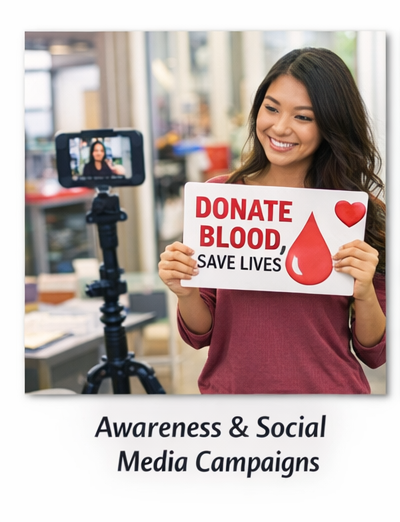 Social media awareness campaign materials